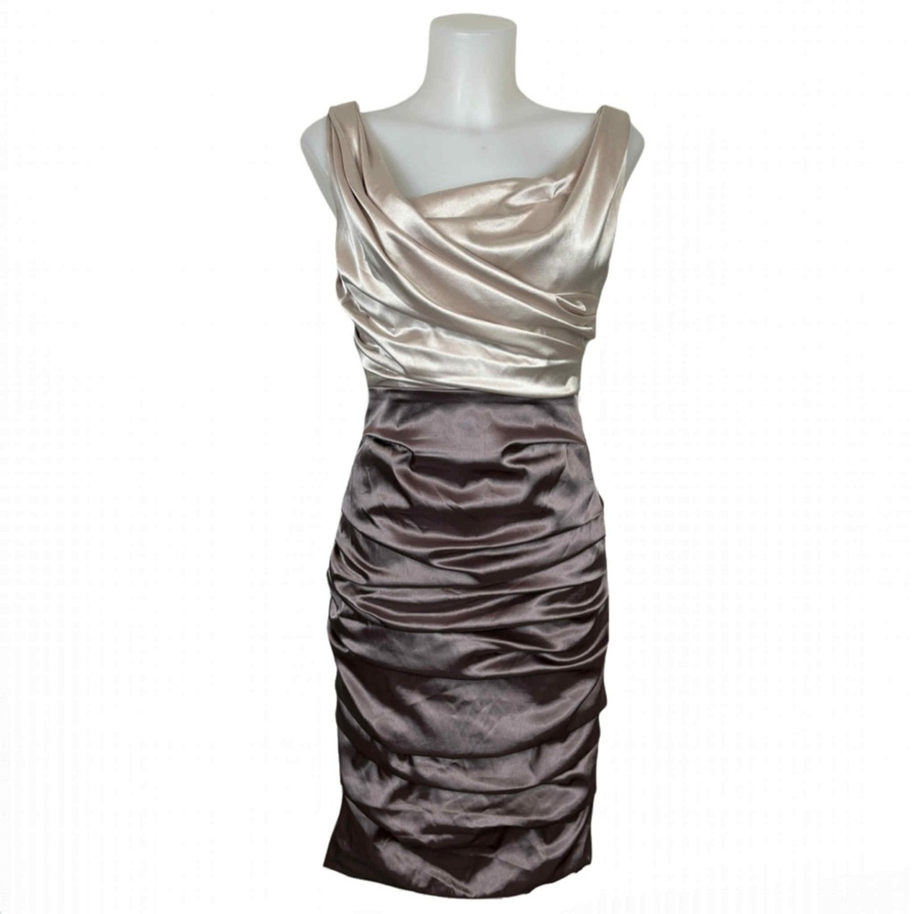 Le Chateau Silver and Gray Dress -Sm - Picture 2 of 6